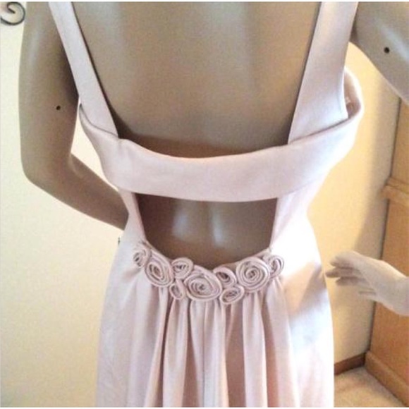 Cachet Sleeveless Gown with Roses (12) - Picture 3 of 6